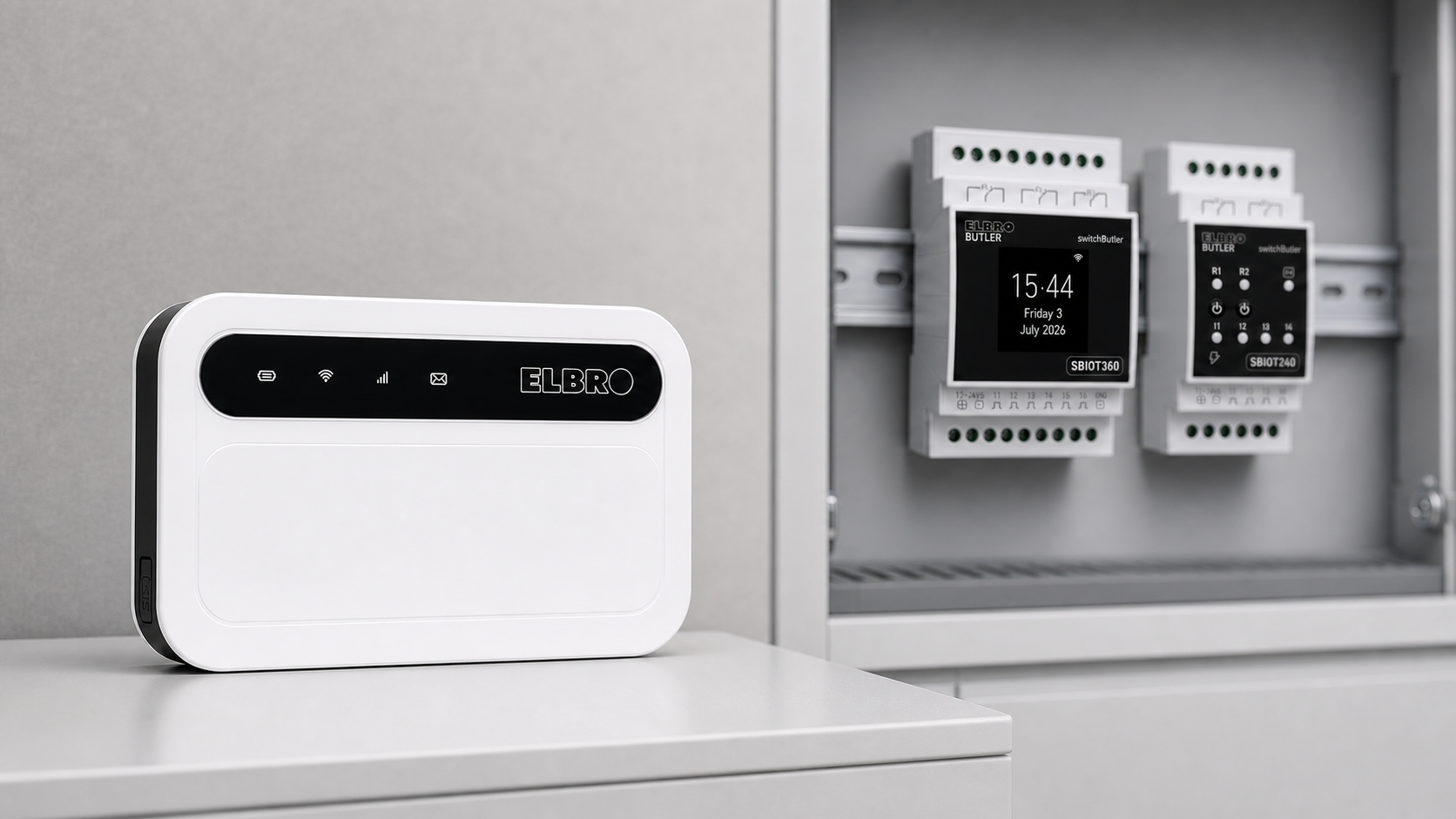 ELBRO 4G+ LTE Mobile Hotspot in perspective view